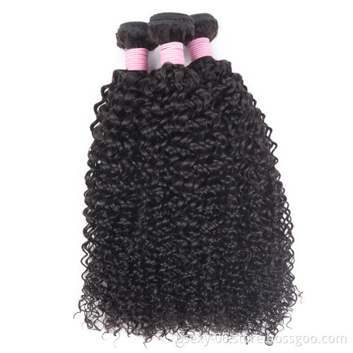 Usexy Wholesale Virgin Cuticle Aligned Hair Vendors Raw Indian Hair Bundle Curly 100% Human Hair Extension